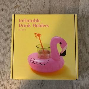 Urban Outfitters flamingo drink holders (set of 2)